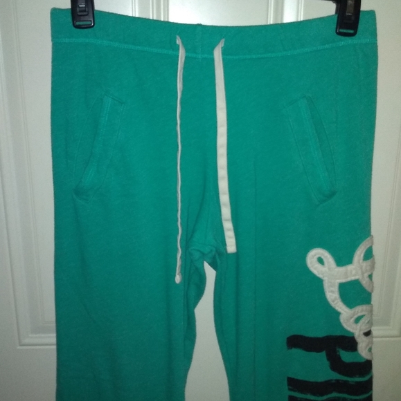 PINK Victoria's Secret Love Pink Logo Boyfriend Pants - Picture 2 of 10